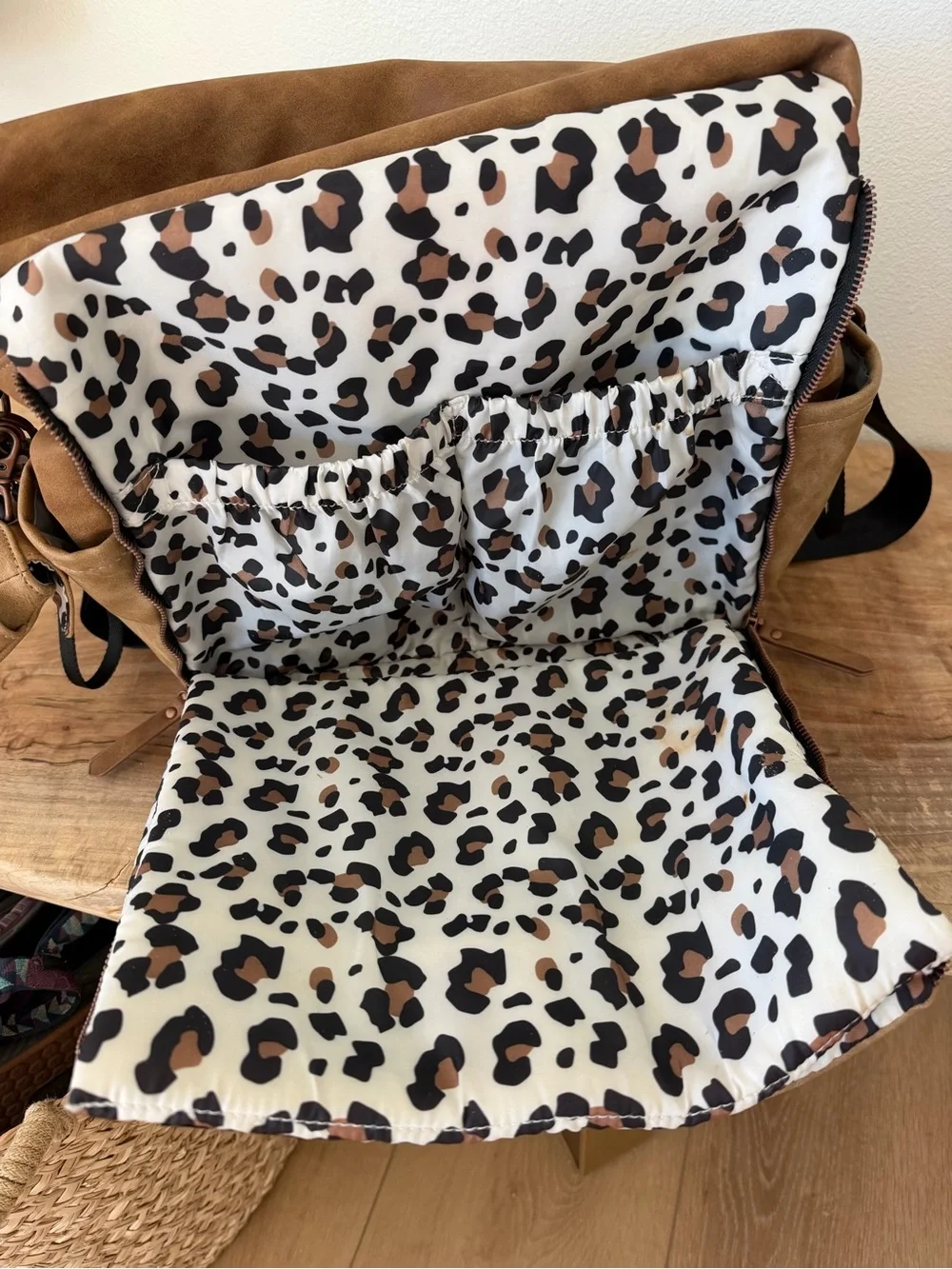 Petunia Pickle bottom Boxy Backpack Diaper Bag in Brioche